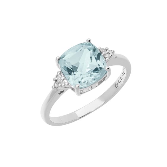 Ringe Comete Dame Fantasia Di Topazio in Weißgold 2.75 Ct ANB2541 - ANB2541